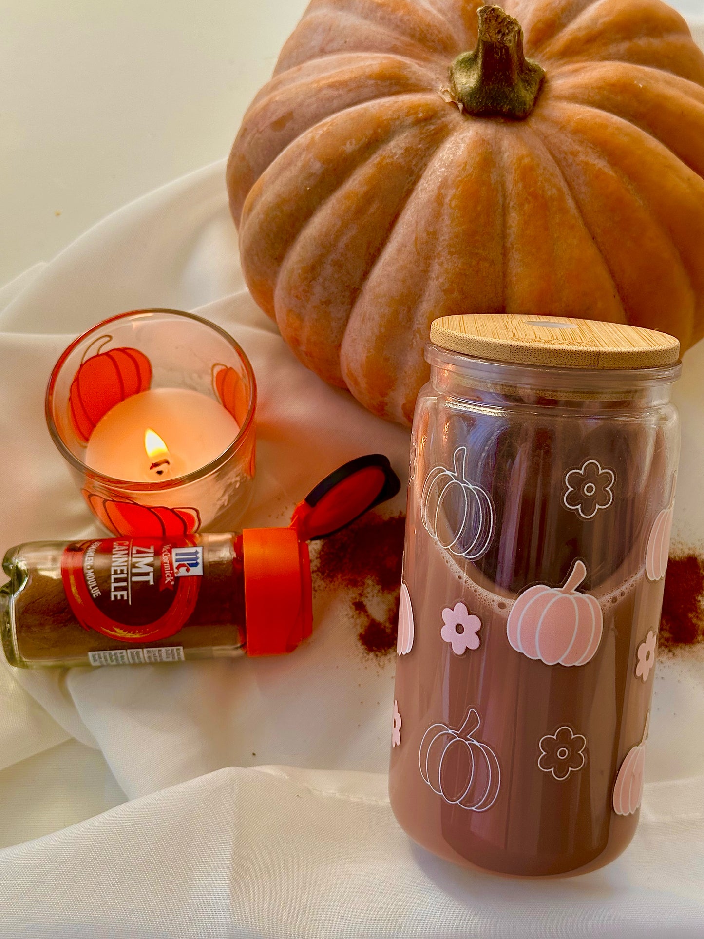 Pumpkin latte tumbler
