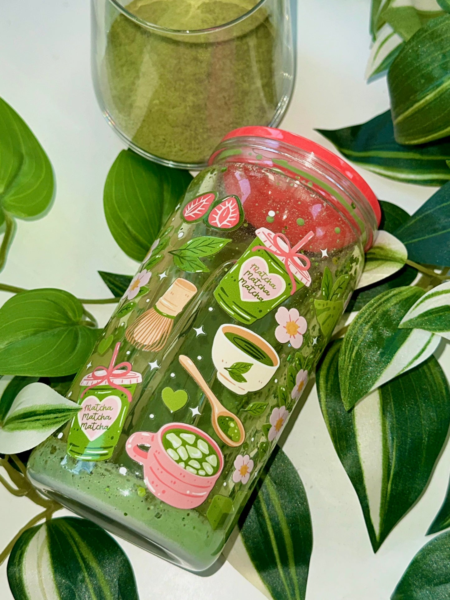 Matcha lava tumbler
