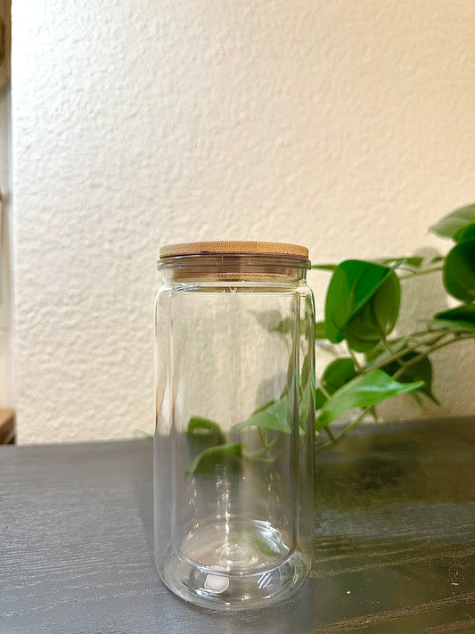Acrylic snow globe tumbler