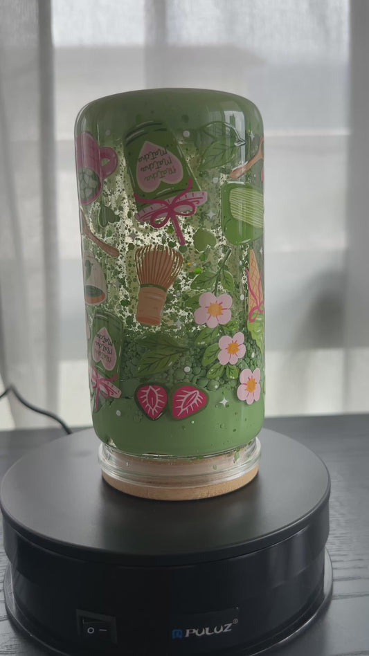 Matcha lava tumbler